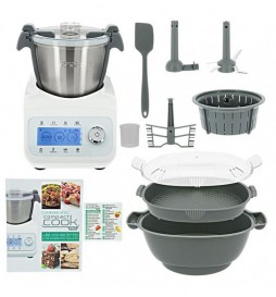 ROBOTCUISEUR COMPACT COOK PRO + KIT RAPPE + PANIER VAPEUR SANS LE LIVRE 