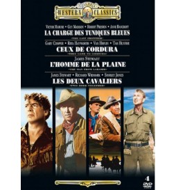 COFFRET DVD COLUMBIA WESTERN CLASSICS - LA CHARGE DES TUNIQUES BLEUES + CEUX DU CORDURA + L'HOMME DE