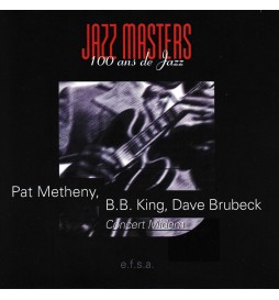 CD JAZZ MASTERS 100 ANS DE JAZZ PAT METHENY, BB KING, DAVE BRUBECK