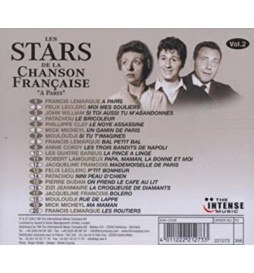 CD LES STARS DE LA CHANSON FRANCAISE VOLUME 2 