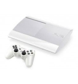 CONSOLE SONY PS3 ULTRA SLIM BLANCHE 500GO AVEC MANETTE