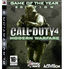 JEU PS3 CALL OF DUTY 4: MODERN WARFARE GAME OF THE YEAR EDITION