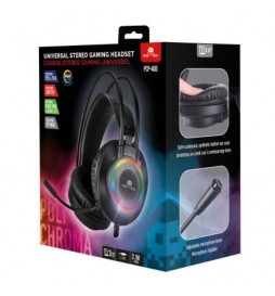CASQUE DOUBLE PCP-400 POLYCHROMA RÉTROÉCLAIRÉ AVEC MICRO POUR PC/PS4/PS5/XBOXONE