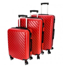 VALISE POLYCARBONATE 70 CM  RED ROUGE