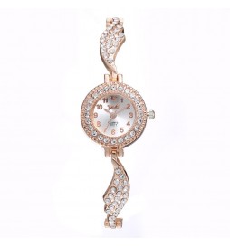 MONTRE YNH RODE AVEC PLUME OXYDE OR ROSE