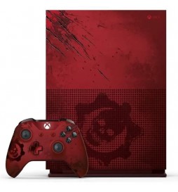 CONSOLE MICROSOFT XBOX ONE S 2TO NOIR AVEC UNE MANETTE EDITION GEARS OF WAR 