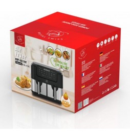 FRITEUSE AIR FRYER  ROYAL SWISS DOUBLE 2 X 4.5L