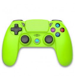 MANETTE SANS FIL  FREAKS AND GEEKS PS4 FLASHY GREEN PRISE JACK ET BOUTONS LUMINEUX
