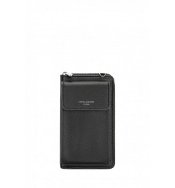 PORTEFEUILLE ET PORTE TELEPHONE DAVID JONES NOIR