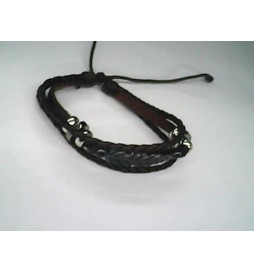 BRACELET CUIR PLUME