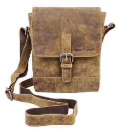 SAC BANDOULIERE RIO CUIR CAMEL