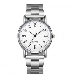 MONTRE MODYA GRIS CADRAN BLANC