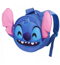 SAC A DOS TETE STISCH 3D BLEU