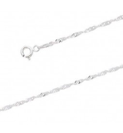 CHAINE CHEVILLE ARGENT 925 RODHIE SINGAPOUR 30 X 23 CM