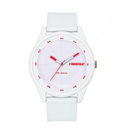 MONTRE RUCKFIELD RUGBY SILICONE BLANC ET ROUGE