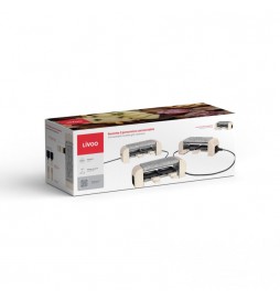 APPAREIL RACLETTE BLANC  2 PERSONNES CONNECTABLE LIVOO DOC310C