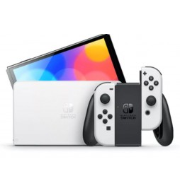 CONSOLE NINTENDO SWITCH OLED 64GO + 2 JOYCON BLANC