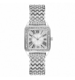 MONTRE NONAME BRACELET SILVER AVEC OXYDES CADRAN OXYDES