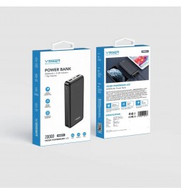 POWER BANK VEGER 20 000 MAH 2A A20 (W2015) NOIR EOL