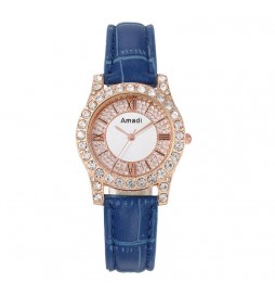 MONTRE AMADI BLEU CADRAN OXYDES