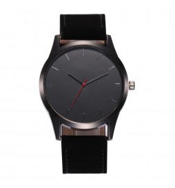 MONTRE NONAME NOIR ET ROUGE 