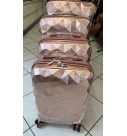 VALISE ROYAL SWISS 67 CM ROSE DIAMANT