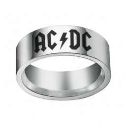 BAGUE ACIER  AC-DC TAILLE 66