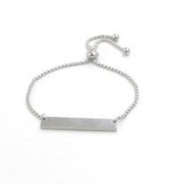GOURMETTE ACIER BRACELET MAILLE FORCAT 20CM
