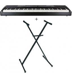 SYNTHETISEUR ADAGIO SP75BK 64 TOUCHES + SUPPORT