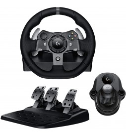 VOLANT LOGITECH G920 + PEDALIER + DRIVING FORCE SHIFTER POUR PC ET XBOX ONE ET SERIES