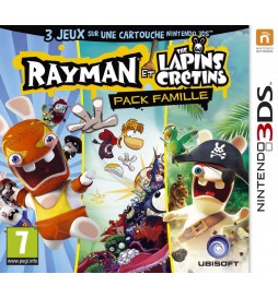JEU 3DS RAYMAN ET LES LAPINS CRÉTINS : PACK FAMILLE