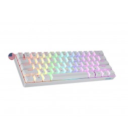 CLAVIER FILAIRE GEEKY G61 BLANC