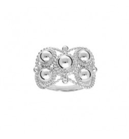 BAGUE BOULONNAISE ARGENT 925/1000 TAILLE 58